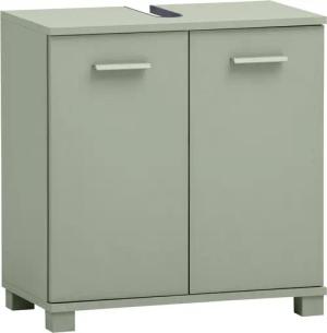 Schildmeyer Waschbeckenunterschrank Mono, Breite 59 cm, Metallbeschläge Made in Germany