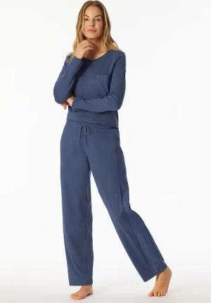 Schlafanzug lang jeansblau - Casual Nightwear 36