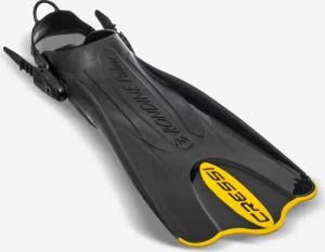 Schnorchelflossen Damen/Herren Palau SAF schwarz/gelb