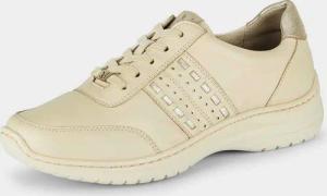 Schnürer mit auswechselbarem Fußbett - beige - Gr. 37 von Goldner Fashion