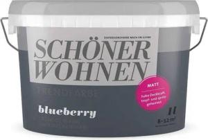 SCHÖNER WOHNEN FARBE Wandfarbe SW Trend Wandfarbe matt 1,0L blueberry 7504