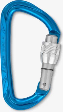 Schraubkarabiner - Rocky M Secure blau