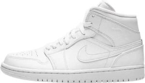 Schuhe  1 Mid Triple White