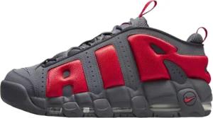 Schuhe  Air More Uptempo Low Dark Grey Light Crimson
