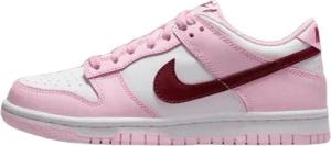 Schuhe  Dunk Low Pink Red White