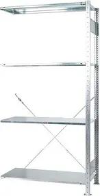 SCHULTE Anbauregal MULTIplus 150 Green 12765-4-CO2 silber 100,0 x 60,0 x 200,0 cm