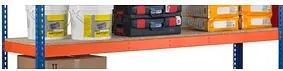 SCHULTE Fachboden für Schwerlastregal Z1 orange 245,0 x 62,1 cm, 1 St.