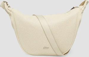 Schulter-Tasche mit Lochmuster und Logo-Detail