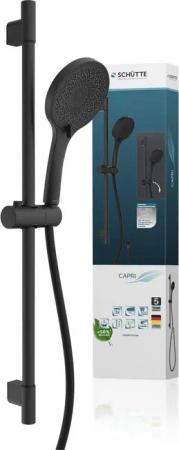Schütte Stangenbrause-Set CAPRI, Höhe 58,5 cm, 3 Strahlart(en), Duschbrause, 3-fach verstellbar, Antikalk, wassersparend