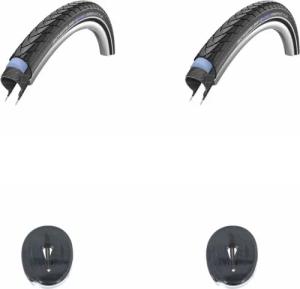 Schwalbe 2x Drahtreifen MARATHON PLUS 28x1.40 + 2x Schlauch AV17 lose