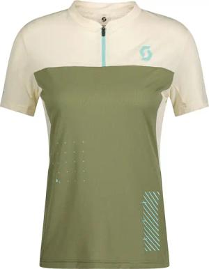 Scott - Trail Vertic Zip Radtrikot Damen hay green