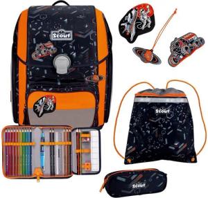 Scout Schulranzen Genius (4-tlg), Polyester