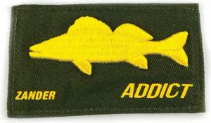 Scratch-Patch grün bestickt - "ZANDER" Addict