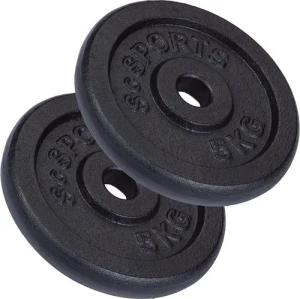 ScSPORTS® Hantelscheiben Set Ø 30mm Gusseisen Gewichtsscheiben Gewichte