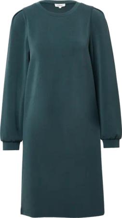 Scuba-Kleid mit Faltendetail am Arm