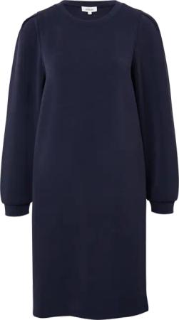 Scuba-Kleid mit Faltendetail am Arm