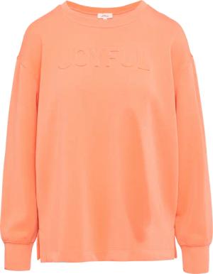 Scuba-Sweatshirt aus Modalmix mit 3D-Schriftzug