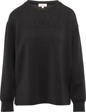 Scuba-Sweatshirt aus Modalmix mit 3D-Schriftzug