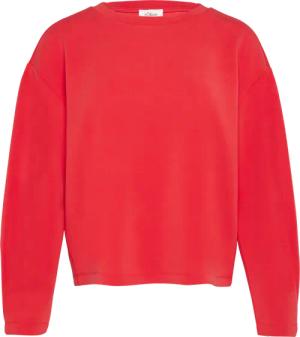 Scuba-Sweatshirt aus Modalmix mit Faltendetail