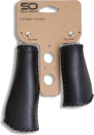 Selle Orient Fahrradgriffe - Mikrofaser Leder - Gangschaltung - Schwarz