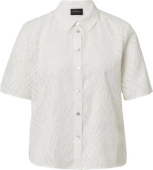 Semitransparente Bluse mit Strukturmuster