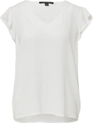 Semitransparente Viskosebluse mit Volantärmeln