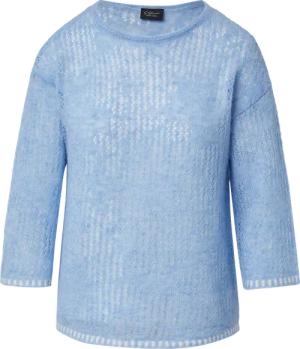 Semitransparenter Pullover aus Alpakamix