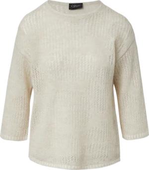 Semitransparenter Pullover aus Alpakamix