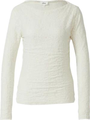 Semitransparentes Langarmshirt aus weicher Jersey-Spitze