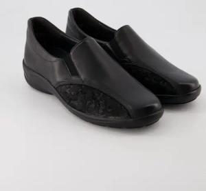 Semler Schuhe - Birgit Leder und Textil (Schwarz, Gr. 38)