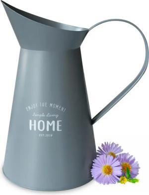 Sendez Gießkanne aus Blech Wasserkanne Schnabelkanne Metallkanne Garten