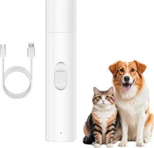 Senmudi Krallenschleifer Pet Nagelknipser,Pet Nail Grinder for Dogs,Dog Nail Trimmers, Super Quiet,2 Speeds,Rechargeable,for Small Large Dogs & Cats