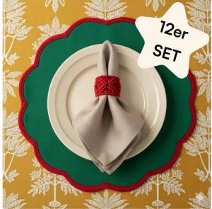 Seralino Stoffserviette 100% Bio-Baumwolle, (Set, 12 St., Wiederverwendbar), 40x40 cm & 45x45 cm