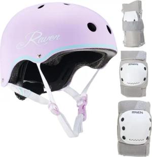 Set für Fahrräder Skateboards Essto Helm Dexard Protektoren