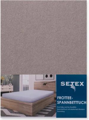 SETEX Spannbettlaken Frottee, Frottee, Gummizug: rundum, (1 Stück), uni, Frottee