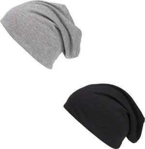 shenky Jerseymütze Doppelpack Beanie Mützen in verschiedenen Farben (Long Beanie, 2er Set) elastisch
