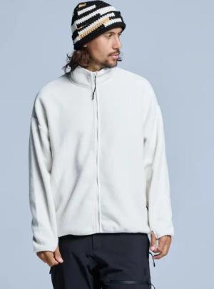 Sherpa-Jacke - Herren - Four Seasons - Off White