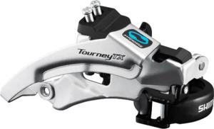 Shimano Umwerfer TOURNEY FD-TX800 TopSwing, 3x7/8-fach, silber