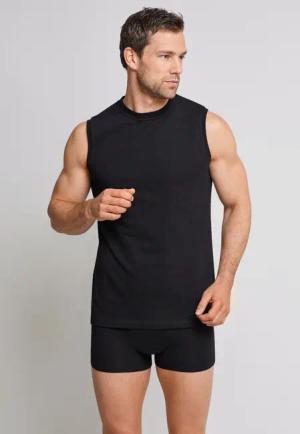 Shirt ärmellos 2er-Pack Muscle Shirt schwarz - Essentials XL