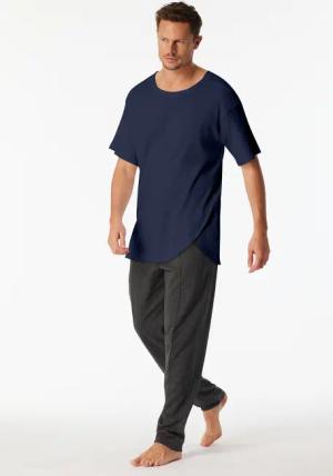 Shirt kurzarm Doppelripp Cutout admiral - SCHIESSER 150 Years 56