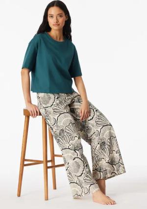 Shirt kurzarm Heavy Single Jersey grün - Mix+Relax 38