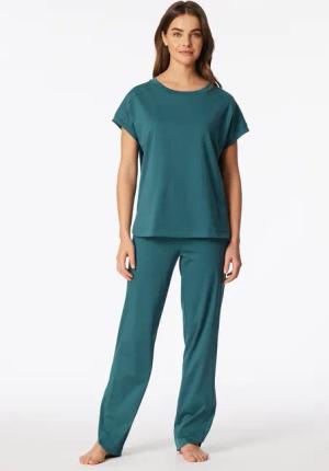 Shirt kurzarm merzerisierter Interlock grün - Mix+Relax 42