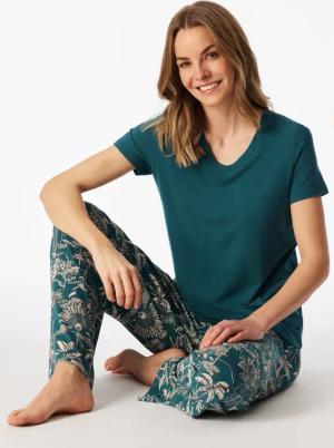 Shirt kurzarm V-Ausschnitt grün - Mix+Relax 40