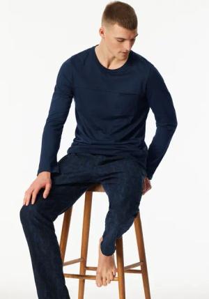 Shirt langarm dunkelblau - Mix+Relax 48