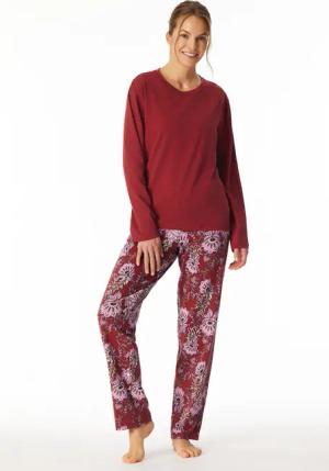 Shirt langarm rundhals dunkelrot - Mix+Relax 34