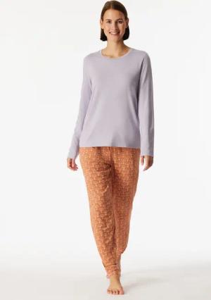 Shirt langarm rundhals veilchen - Mix+Relax 36