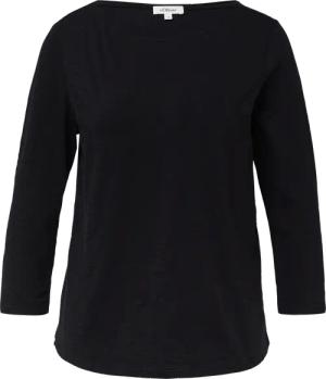 Shirt mit Flammgarnstruktur und 3/4-Ärmeln