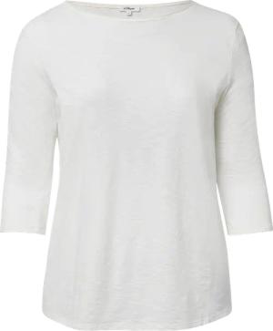 Shirt mit Flammgarnstruktur und 3/4-Ärmeln