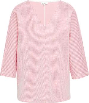 Shirt mit Strukturstreifen und Fledermausärmeln