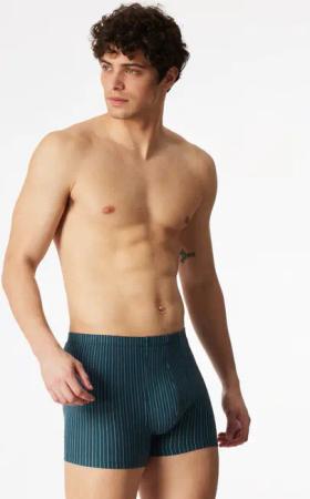 Shorts 3er-Pack Organic Cotton uni/geringelt mehrfarbig - 95/5 7